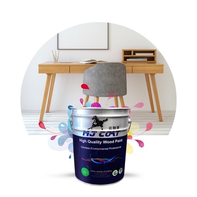 ปลอดสารพิษโปร่งใส High Gloss PU Wood สี ความแข็งสูง Polyurethane สี For Wood