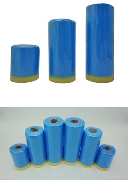 225mmx200mm ฟิล์มเคลือบสีรถยนต์ Blue Masking Paper