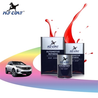 สีพ่นรถยนต์สีดำ 2K หลากสี Jet Black รถยนต์ Top Coat 1L * 12 4L * 4 4L * 6