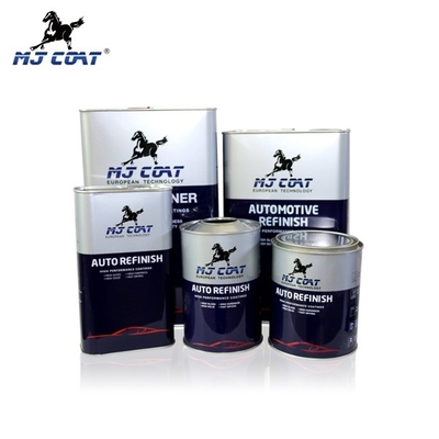 สีพ่นรถยนต์สีดำ 2K หลากสี Jet Black รถยนต์ Top Coat 1L * 12 4L * 4 4L * 6