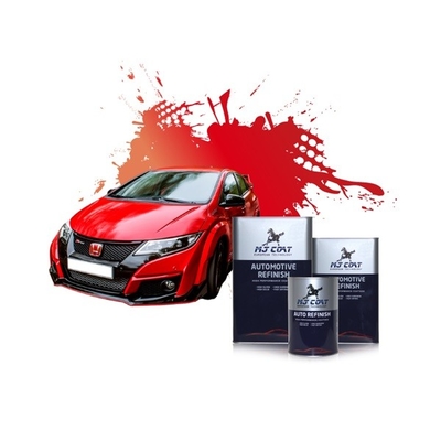 SGS Red 1K 2K สีเคลือบเงาอัตโนมัติสำหรับสีรถยนต์