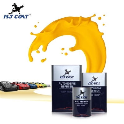 OEM ODM อะครีลิคสีเหลืองสีน้ำเงินออโต้ Primer Polyurethane Resin รถยนต์motive 2K Primer