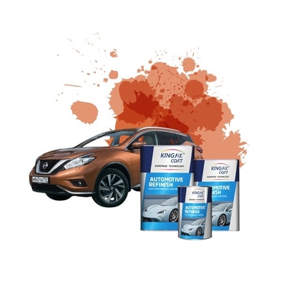 ODM UV Resistant Clear Coat ยานยนต์ความสมบูรณ์สูงสีส้มเมทัลลิกสำหรับรถยนต์
