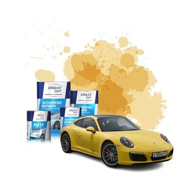 SGS รถยนต์ Clear Coat สี สีรถเมทัลลิกความสมบูรณ์สูงกันน้ำ