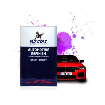 Sag Resistant รถยนต์ Clear Coat สี วานิชที่เป็นของแข็งสูง รถยนต์ สี Gallon Kit