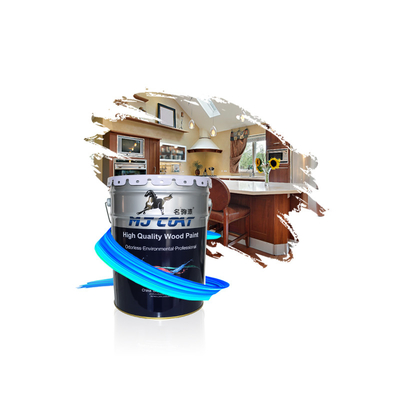 2 ส่วนประกอบ PU Wood Paint ป้องกันรอยขีดข่วนป้องกันเชื้อรา