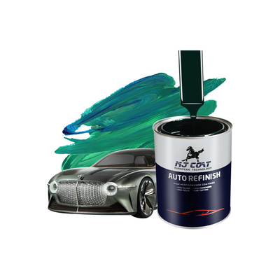 CE Flat Grey Turquoise Car Paint Gallon Automotive Base Coat High Adhesion