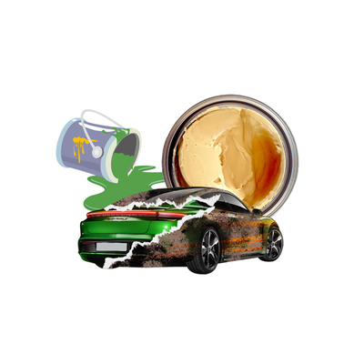 SGS Car Body Filler Easy To Sand Yellow Grey แห้งเร็ว ไม่หดตัว