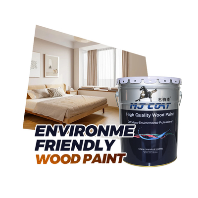 เฟอร์นิเจอร์ไม้เหลือง NC Wood Finish แห้งเร็ว ความแข็งสูง