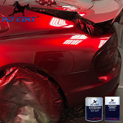 เวลาแห้งรวดเร็ว การปกปิดสูง Auto Clear Coat Paint