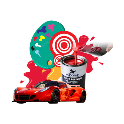 1-2 ชั่วโมง เวลาแห้ง อัตโนมัติ Clear Coat Paint Clear Finish การแห้งเร็ว