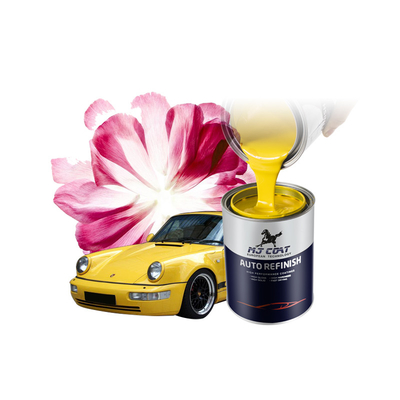 โลหะ Basecoat Auto Clear Coat Paint สีกระจ่างและสีเมท
