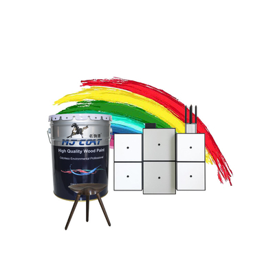 เร็วแห้ง ลด VOC PU สีไม้ 10-15 ตารางฟุต / ลิตร ครอบคลุม PU สีสําหรับพื้นผิวไม้