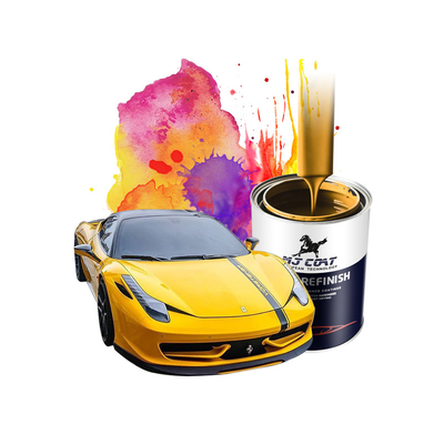 2-3 แผ่น โลหะ Basecoat Clear Auto Topcoat Paint เวลาแห้ง 1-2 ชั่วโมง ล้างบาง